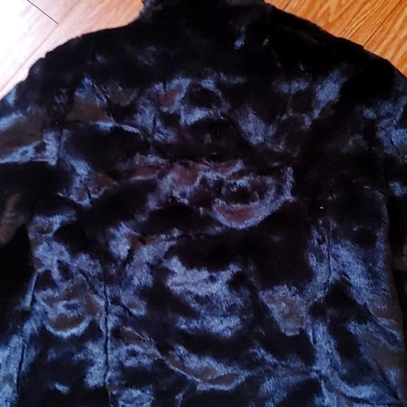 FLUFFY COAT STYLISH JACKET WITH MATCHING DESIGN SCARF - Picture 7 of 10